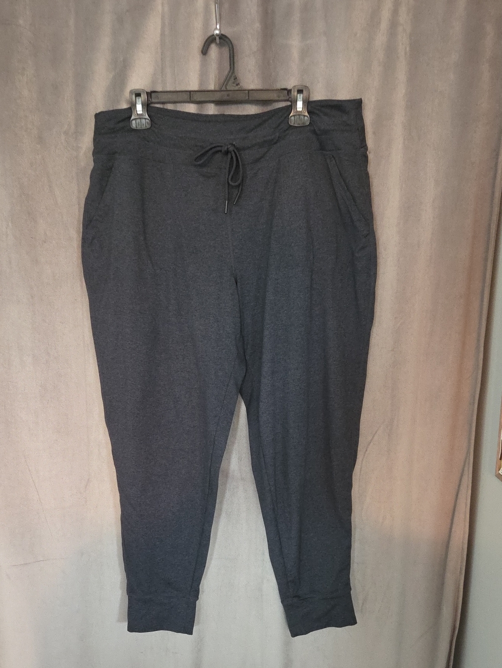 Lole XXL Charcoal Drawstring Jogger Pants